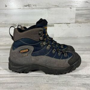Asolo Women's Fusion Mid Hiking Boots Lace Up Blue Size‎ 6.5 US